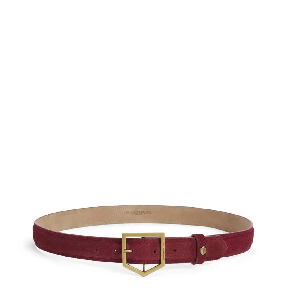 Felbrigg Red Suede Women's Belt